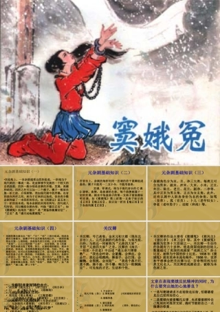 高二语文窦娥冤精品课件