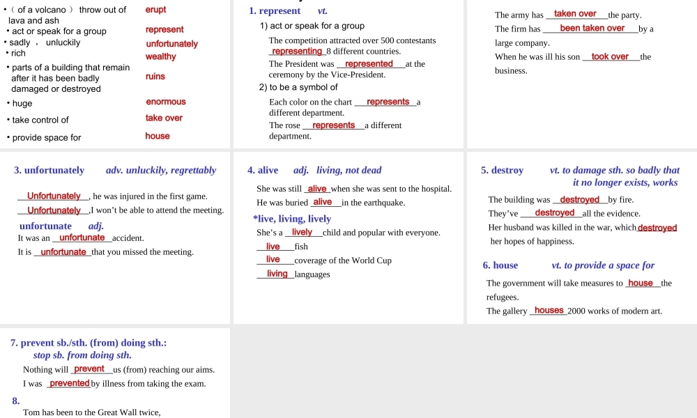 高中英语Unit 3 Back to the past--Readingppt 课件