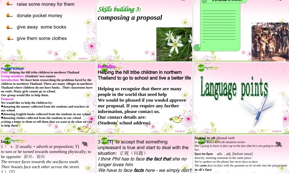 高中英语 helping people around the world-task课件 牛津译林版选修6 课件