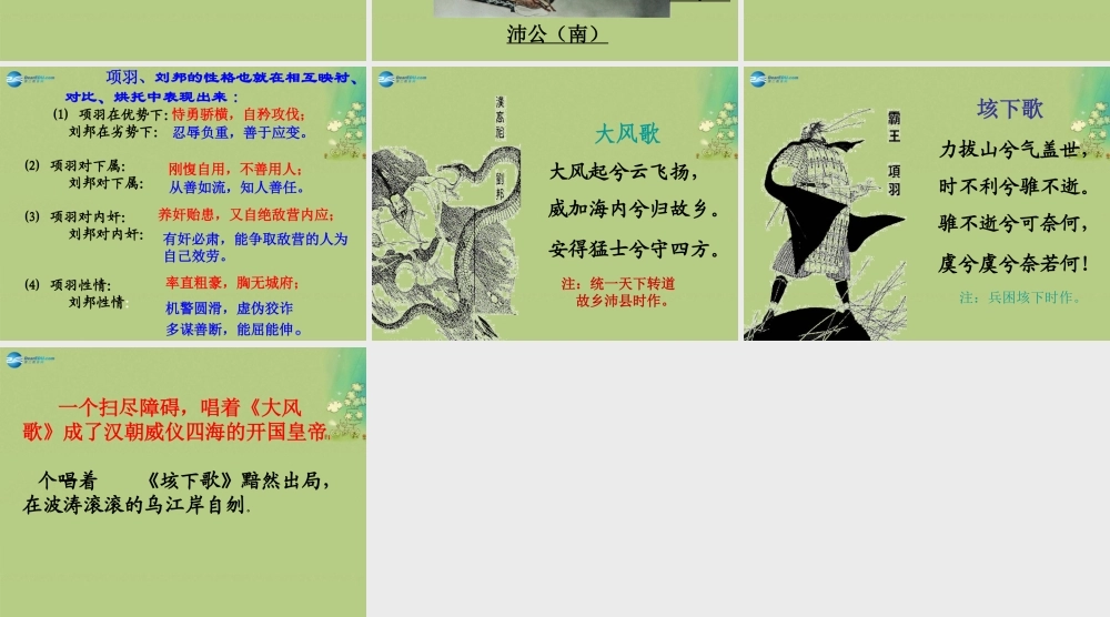 高中语文 第四专题(鸿门宴)课件 苏教版必修3 课件