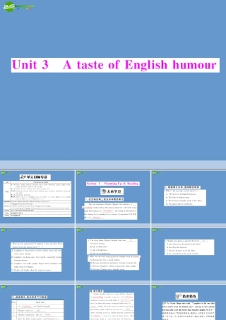 高中英语 Unit3 Section Ⅰ Warming Up & Reading 配套课件 新人教版必修4 课件