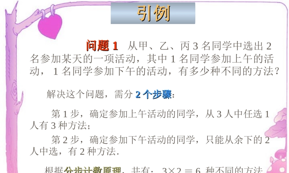 高二数学排列课件