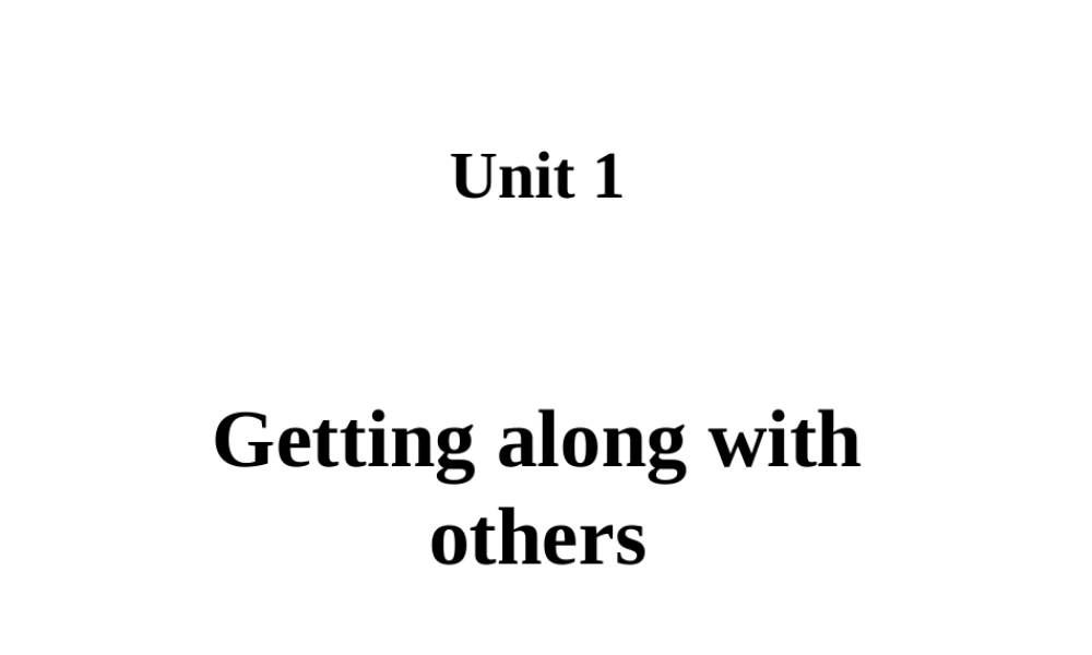 高中英语 Unit1 Getting along with others Language-points 2精品课件 牛津译林版必修5 课件