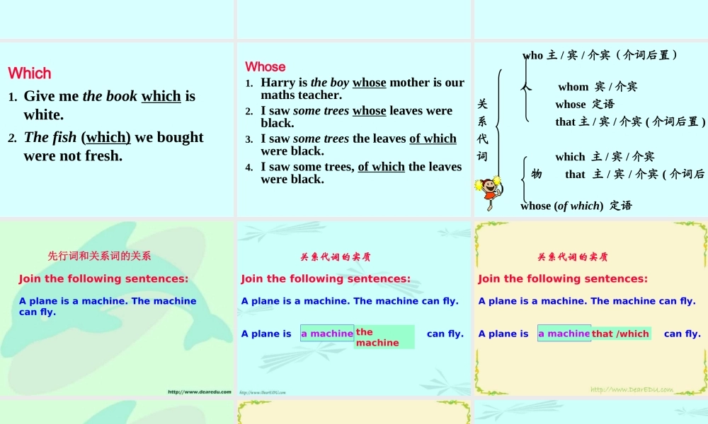 高中英语定语从句 新课标 课件