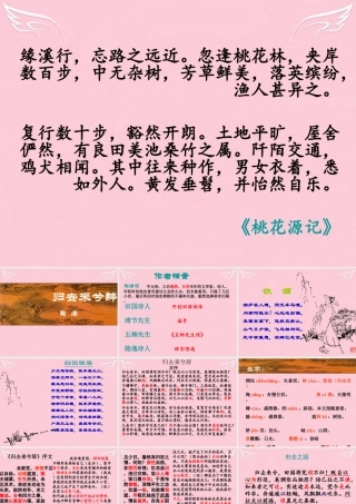 高中语文归去来兮辞课件1新人教版必修5 课件