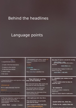 高二英语(Unit 2 language points)课件