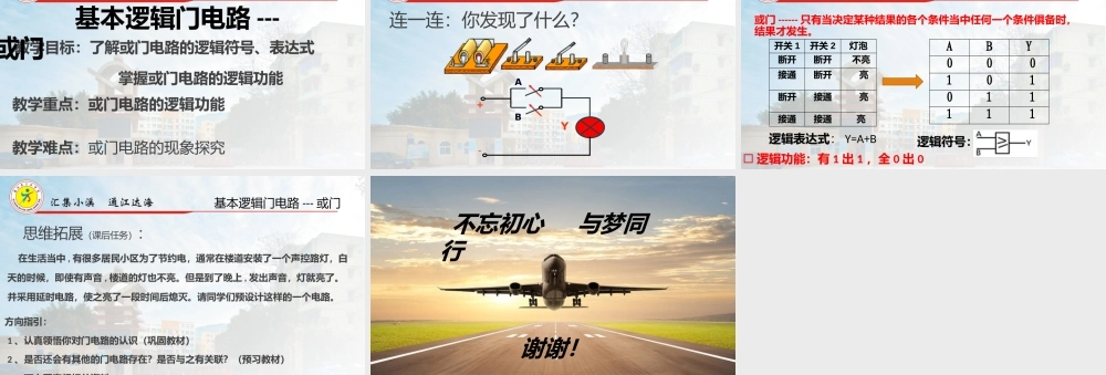 或门的认识与应用