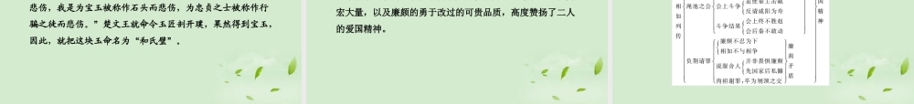 高中语文课时讲练通配套课件 (廉颇蔺相如列传)苏教版选(史记选读) 课件