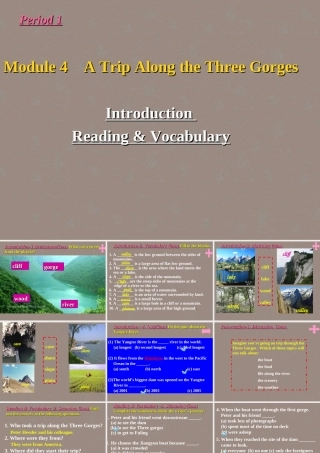 高中英语 Module 4 Reading1精品课件 外研版必修5 课件