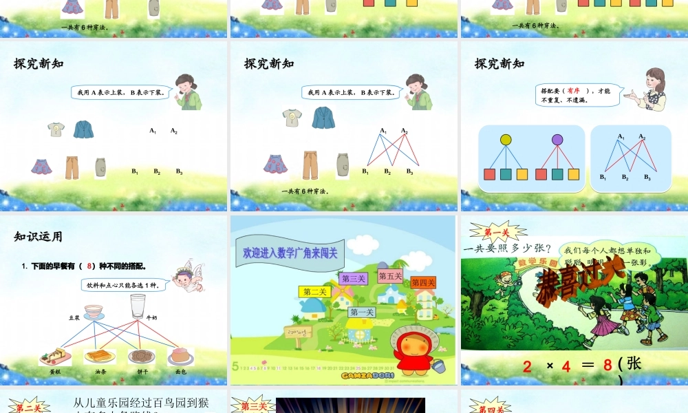 人教2011版小学数学三年级搭配-(2)