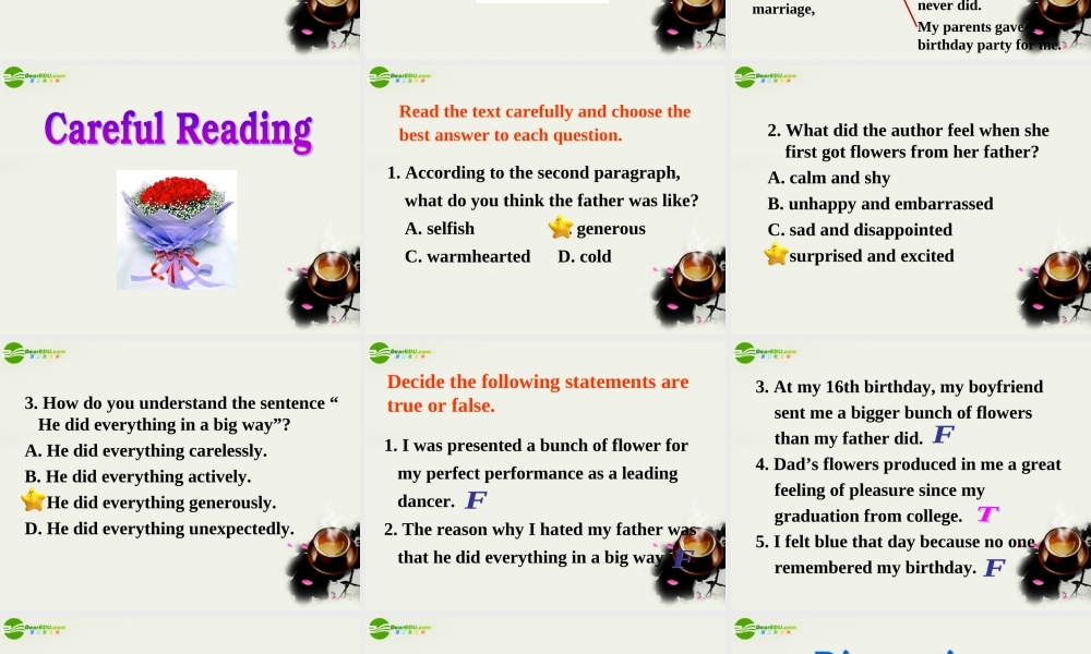 高一英语 Unit 2 Further Reading课件 重庆大学版必修3