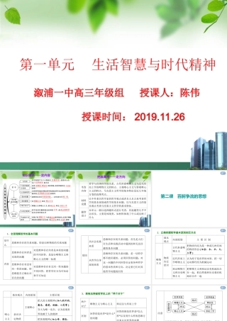 第二课--哲学的基本问题与基本派别