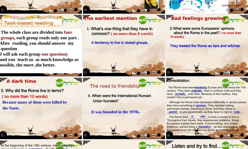 高中英语 Unit 2 Project1课件 牛津版选修10 课件