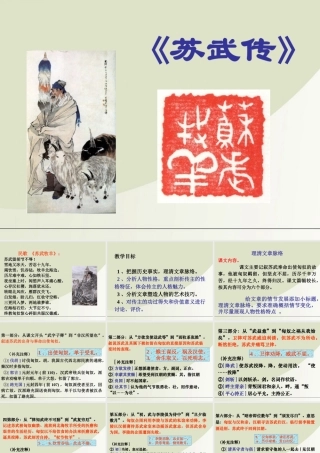 高中语文 苏武传课件 新人教版必修4 课件