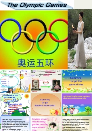 高中英语评优课资料1 Unit2 The Olympic Games课件