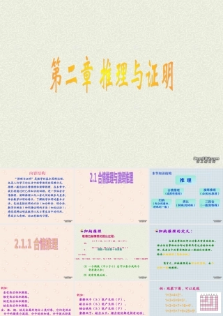 高二数学选修2-2 合情推理课件 新课标 课件