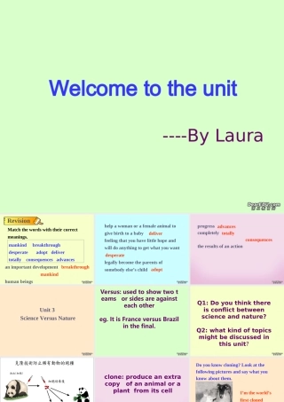 高二英语模块5第三单元Welcome to the unit 牛津版 课件
