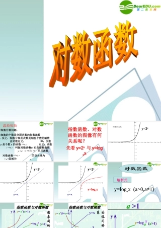 高中数学 222对数函数4课件 新人教A版必修1 课件