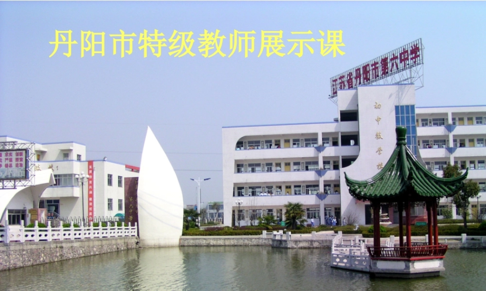 牛津译林版江苏省丹阳市Unit3 Amazing people0 课件