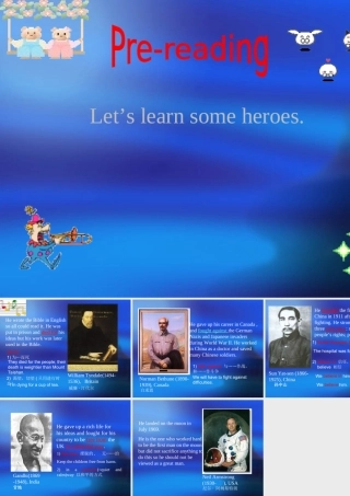 高中英语：Unit5 Nelson Mandela-a modern hero-pre-reading2课件(新人教版必修1) 课件