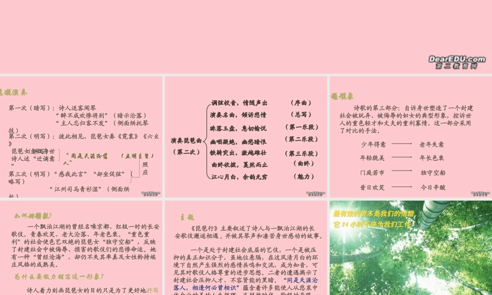 高中语文琵琶行课件1