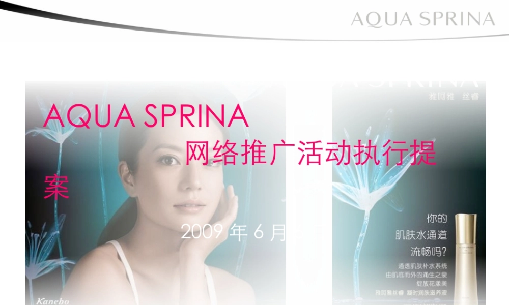 化妆品网络推广活动执行方案
