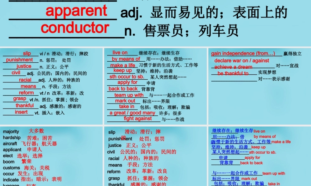 高中英语 Unit1 Reading课件 新人教版选修8 课件