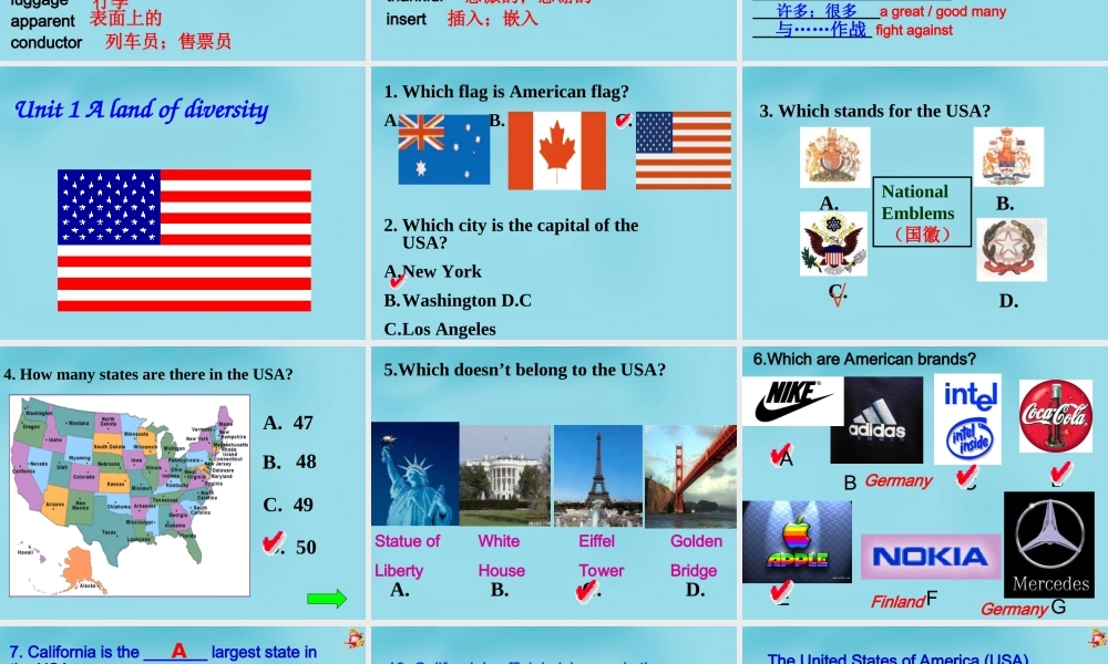 高中英语 Unit1 Reading课件 新人教版选修8 课件