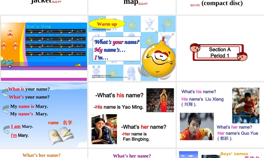 七年级英语My-name-is-Gina课件3