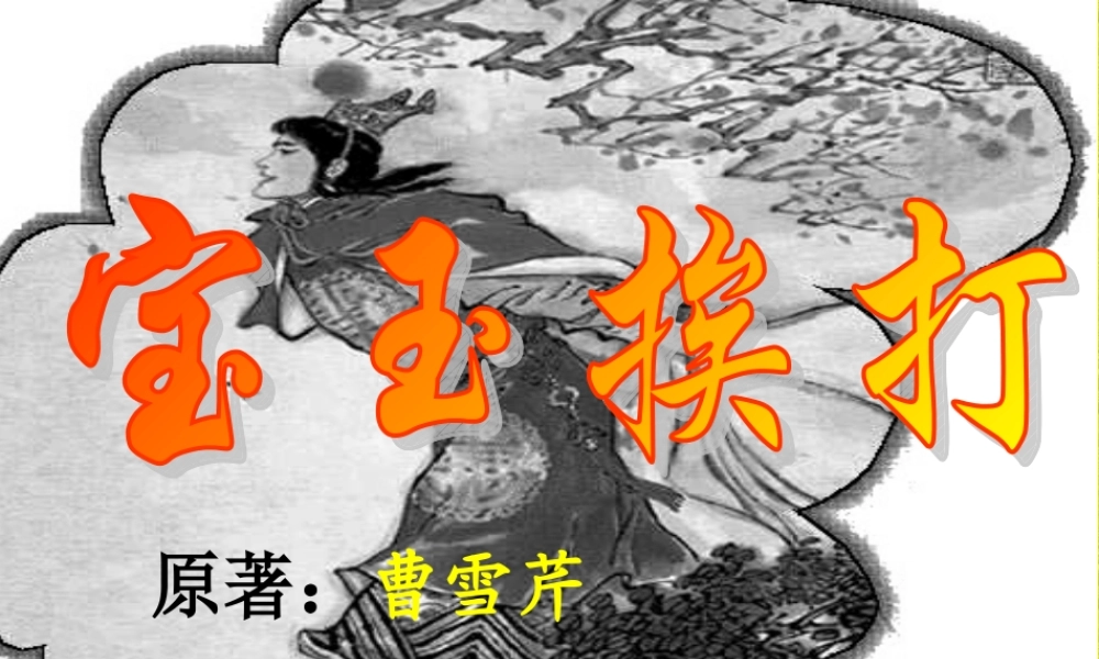 高一语文宝玉挨打课件 粤教版必修4 课件