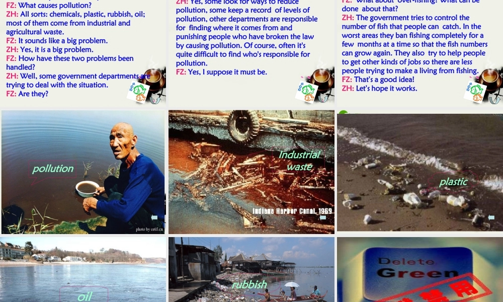 高中英语 Unit7 lesson2(The Sea)Protecting the Sea课件3 北师大版必修3 课件