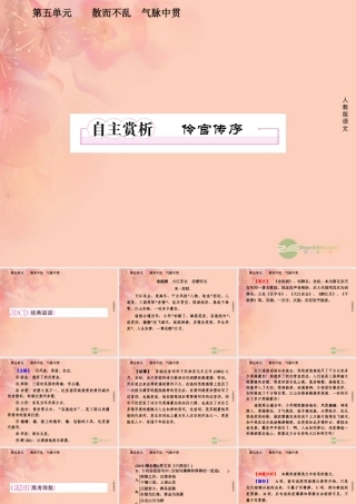 高中语文 5自主赏析1 伶官传序课件 新人教版选修(中国古代诗歌散文欣赏) 课件
