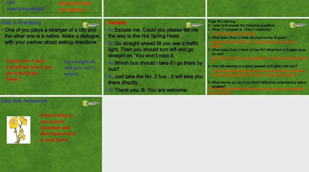 高中英语 Unit 2 Listening and Speaking课件