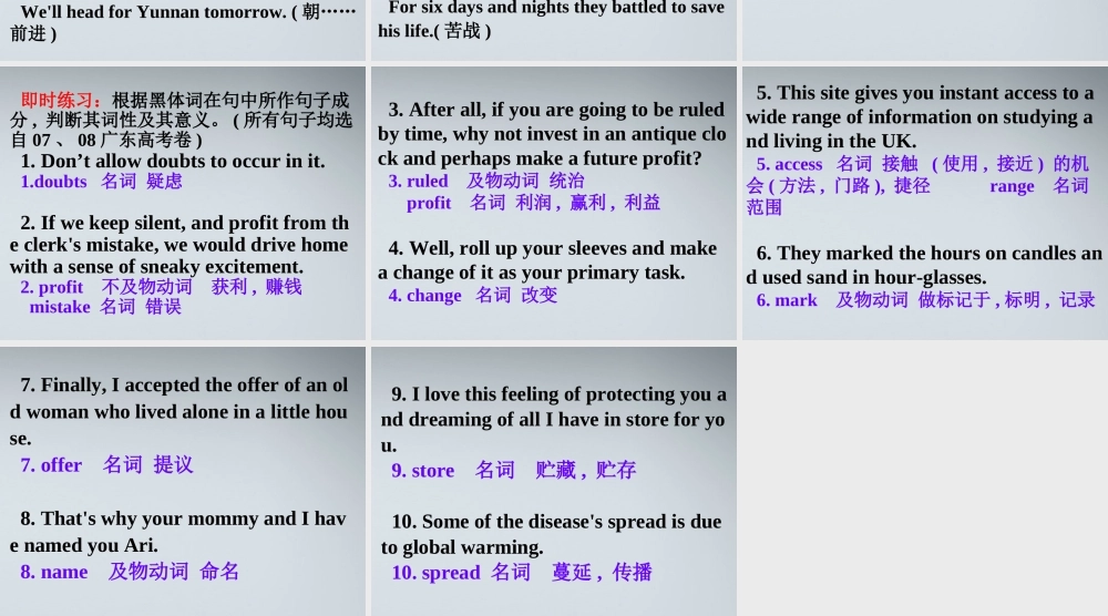 高考英语 2单词转化法(1)课件