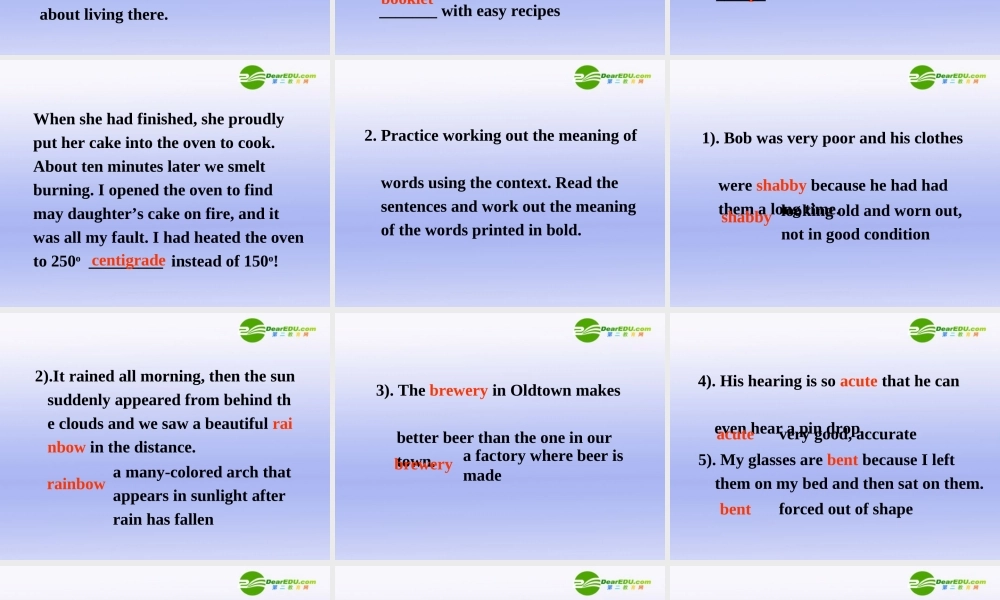 高中英语 Unit 4Learning efficiently-Learning about language课件 新人教选修10 课件