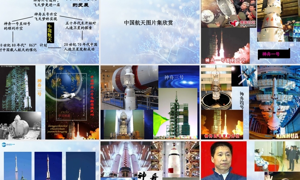 高中语文 412(飞向太空的航程)课件 新人教版必修1 课件