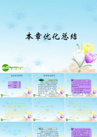 江苏南通四所名校高三数学一轮复习 7章优化总结课件 苏教版 课件