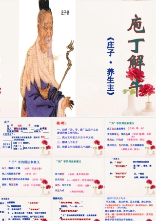 高中语文(庖丁解牛)课件5 新人教版选修 课件