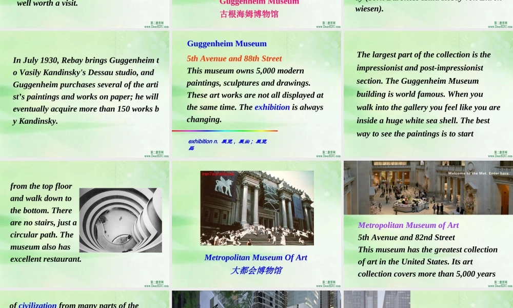 高二英语Module6 Unit1课件