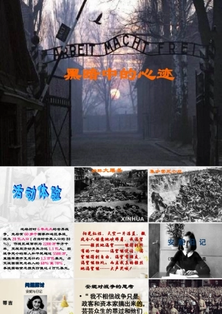 高中语文 第2专题安妮日记3课件 苏教版必修2 课件