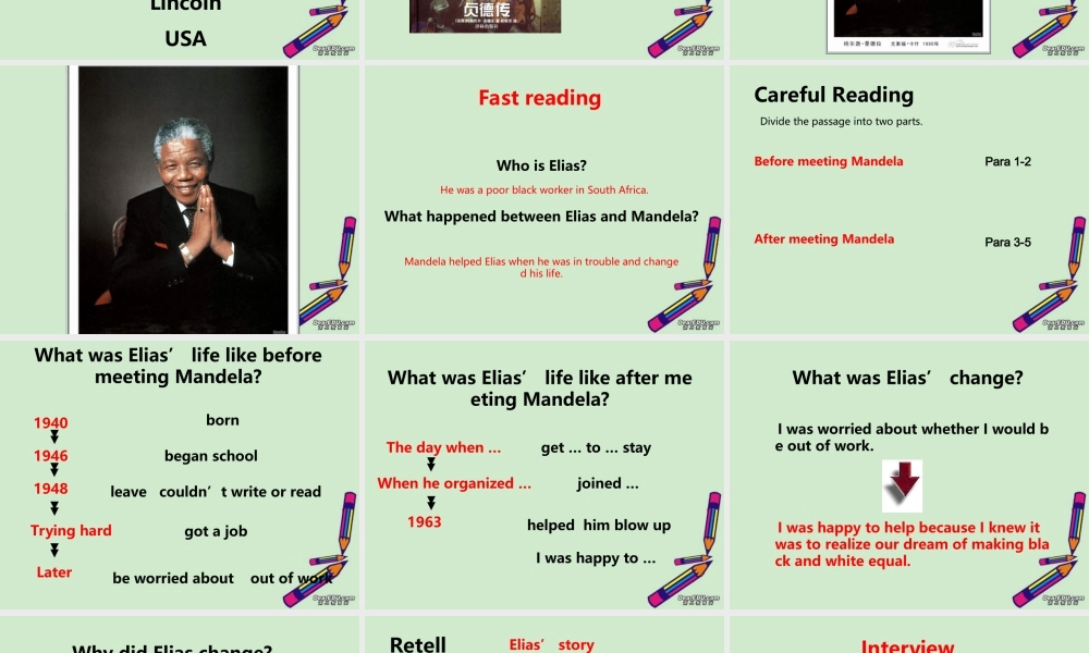 高一英语Unit5 reading 新课标 课件