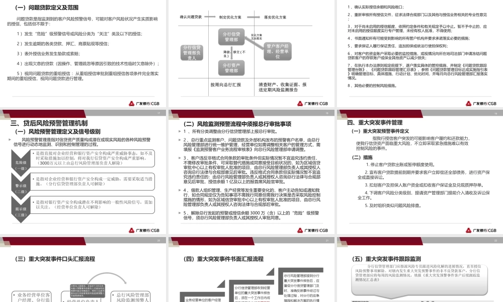 银行客户经理信贷上岗资格暨等级资格认证考试对公客户授信风险监测预警管理培训