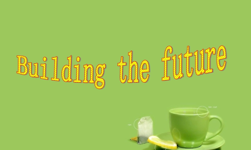 高中英语 Unit1 Building the future-project精品课件 牛津版选修10 课件