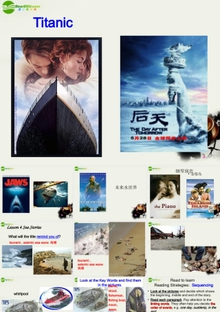 高中英语 Unit7 The Sea Lesson 4 Sea Stories 课件2 北师大版必修3 课件