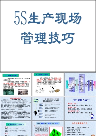 5S生产现场管理培训资料