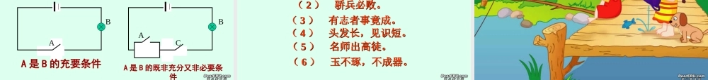 高一数学充分条件和必要条件课件 新课标 人教B版 课件
