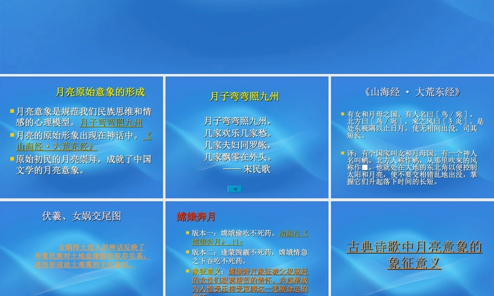 高中语文 (春江花月夜)与中国文学中的月亮情节课件