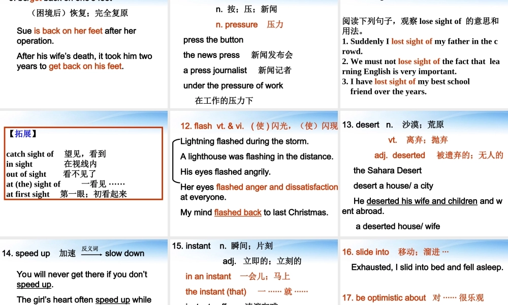 高中英语 words unit3 book5课件 新人教版必修5 课件