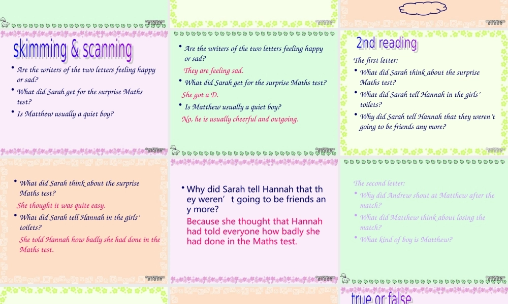 牛津英语模块五Unit1 reading二 课件