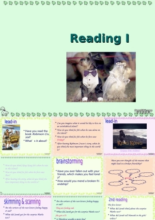 牛津英语模块五Unit1 reading二 课件